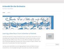 Tablet Screenshot of ahandelontheorchestra.com